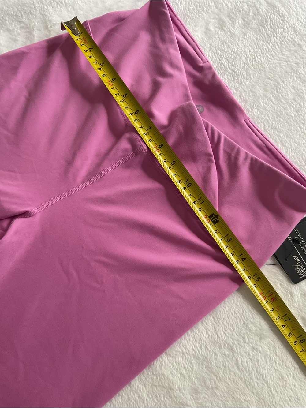 90 Degree By Reflex Crossover High Waist Crop Leggings Pink Size M NWT - Picture 10 of 10